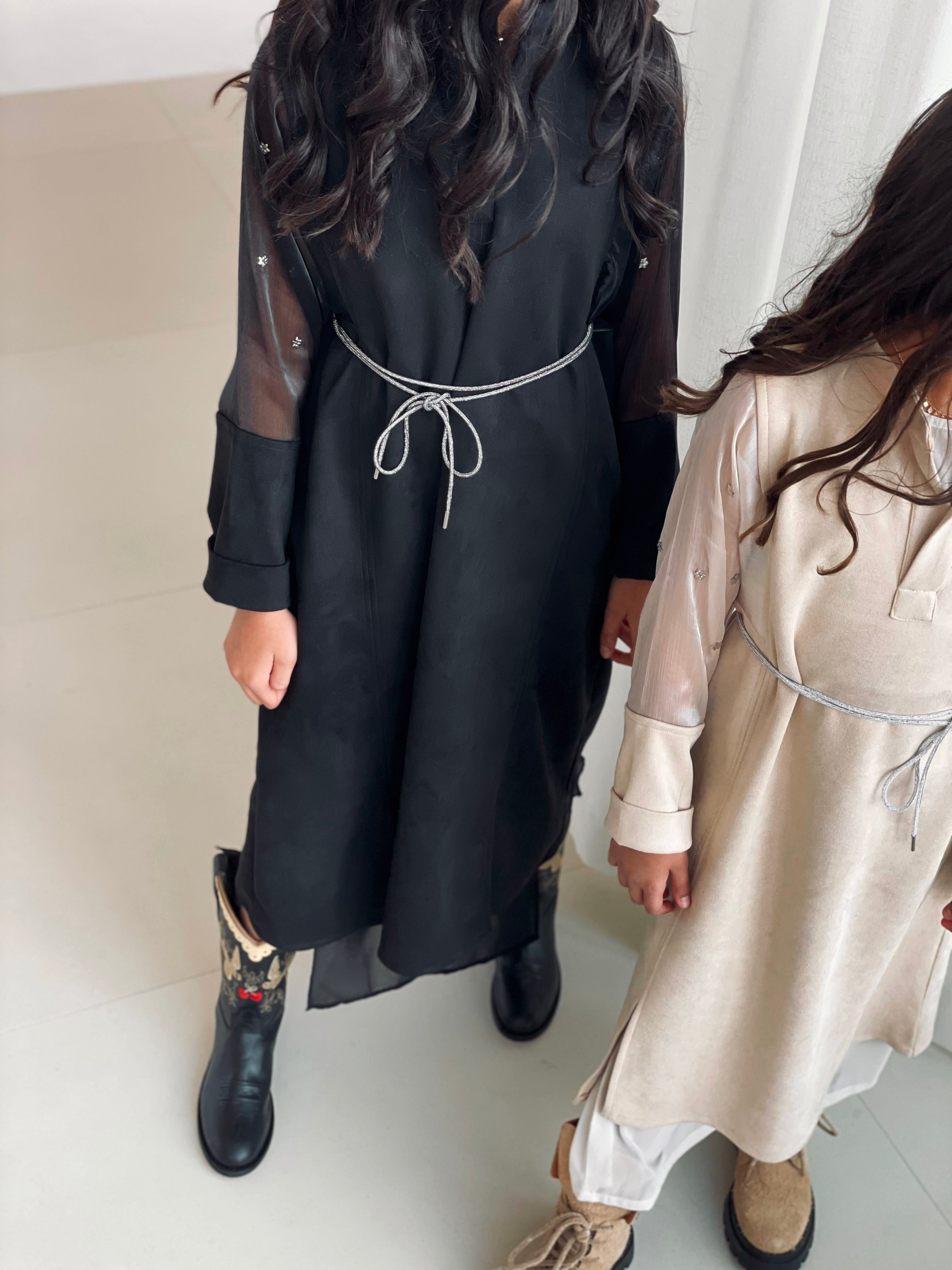 Star studded Suede Kaftan