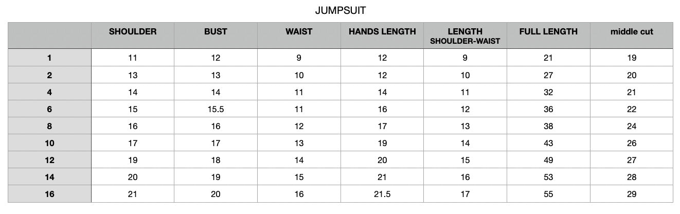 Minithreads Jumpsuit