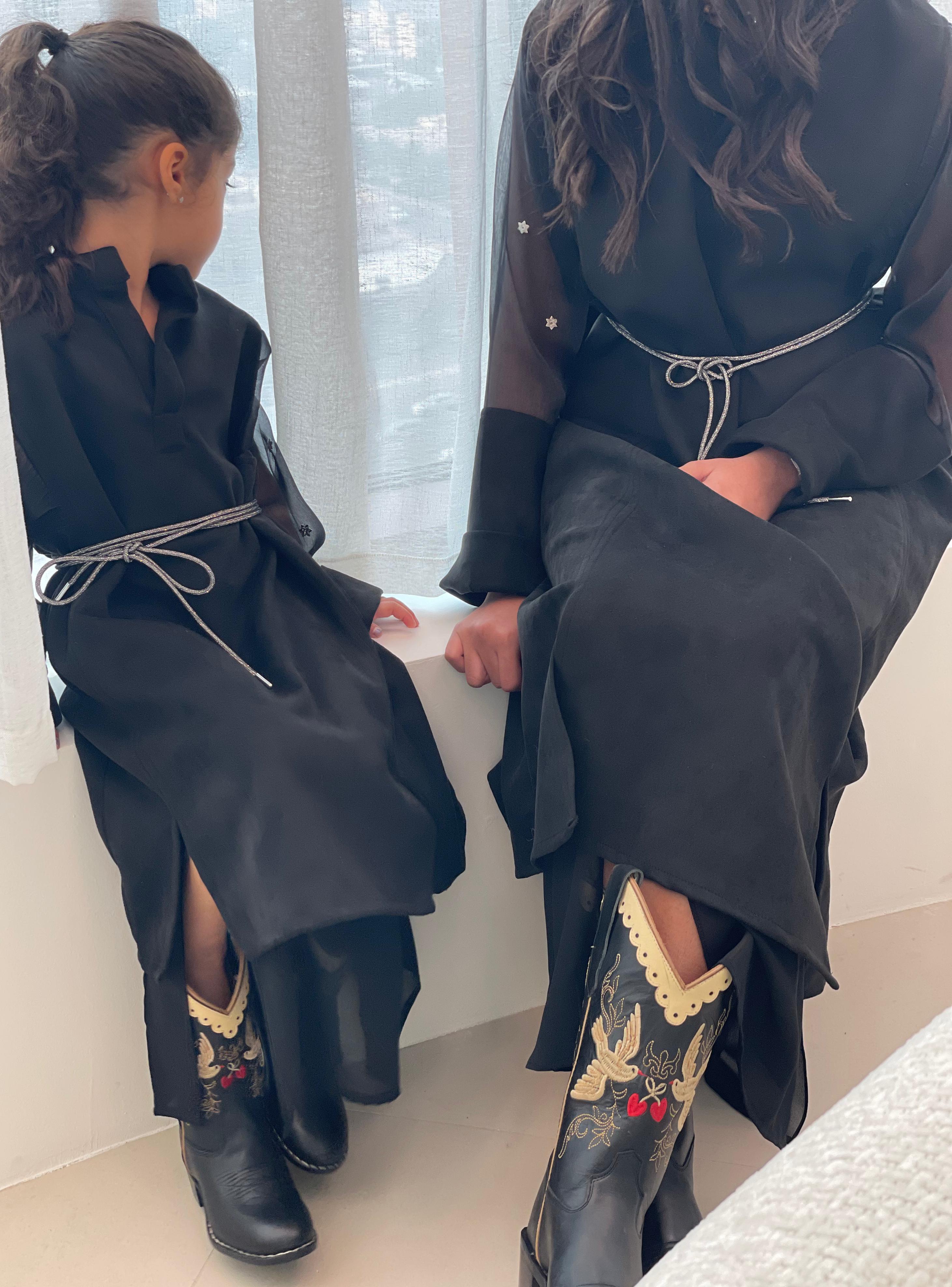 Star studded Suede Kaftan
