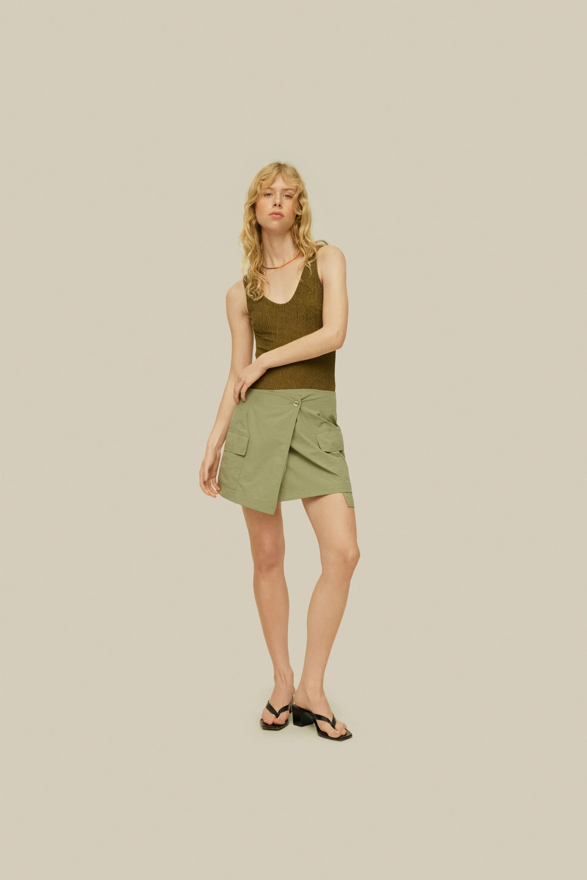 Cadiz Nylon Skirt