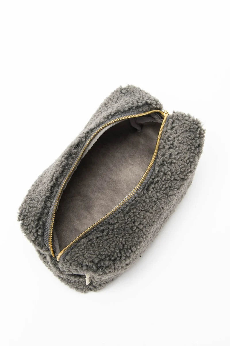 Grey Teddy Pouch